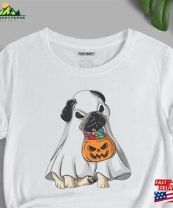 Halloween Pumpkin Pugkin Dog Pug Ghost T-Shirt Sweatshirt Sweater Unisex