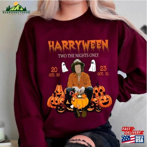 Halloween Pumpkin Shirt Harryween To The Nights Only Sweatshirt Unisex Classic