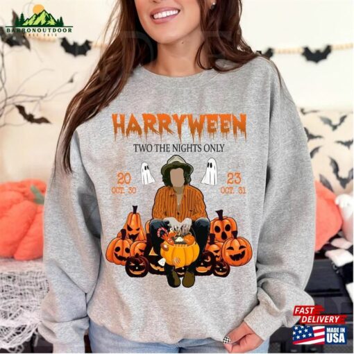 Halloween Pumpkin Shirt Harryween To The Nights Only Sweatshirt Unisex Classic