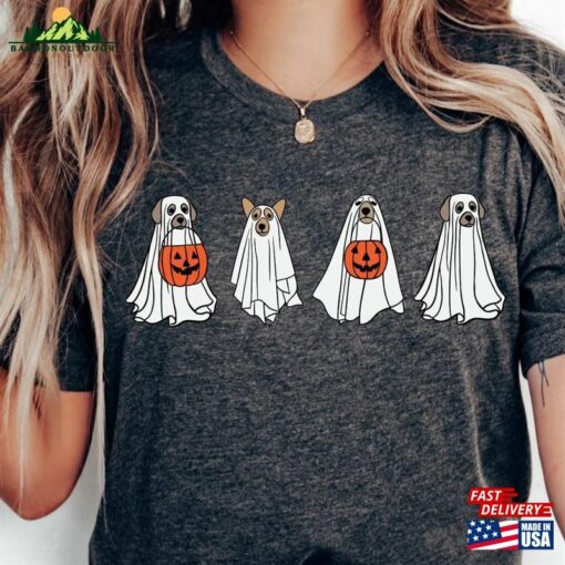 Halloween Shirt 2023 Happy T-Shirt Ghost Unisex Sweatshirt