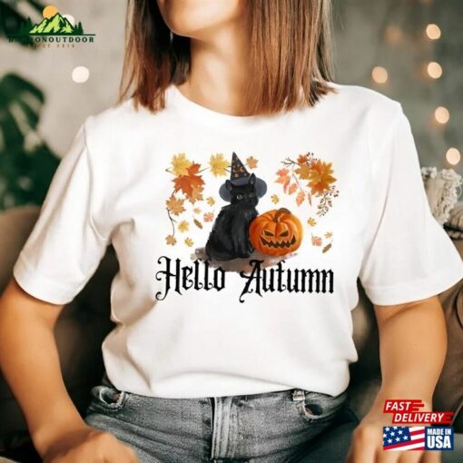 Halloween Shirt Autumn Spooky Season Classic Sweatshirt