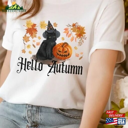 Halloween Shirt Autumn Spooky Season Classic Sweatshirt