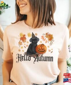 Halloween Shirt Autumn Spooky Season Classic Sweatshirt 4
