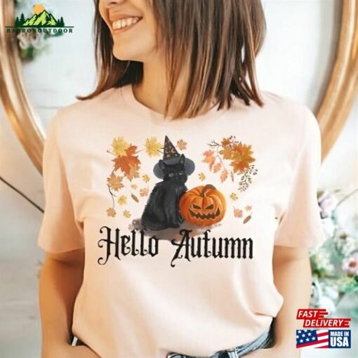 Halloween Shirt Autumn Spooky Season Classic Sweatshirt