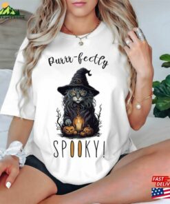 Halloween Shirt Cat Lover T-Shirt Trendy Gift Hoodie