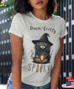 Halloween Shirt Cat Lover T Shirt Trendy Gift Hoodie 4
