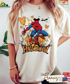 Halloween Shirt Comfort Color Spider Man Classic T-Shirt