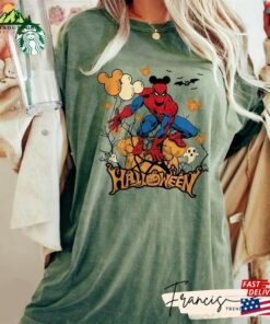 Halloween Shirt Comfort Color Spider Man Classic T Shirt 4