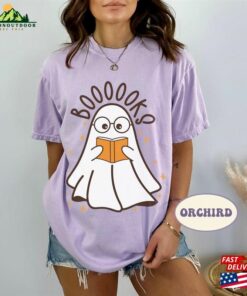 Halloween Shirt For Books Lover Booooks Ghost Classic T-Shirt
