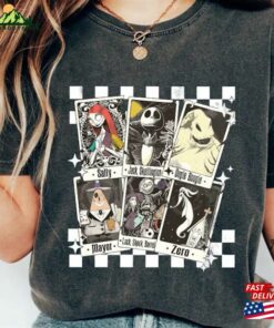 Halloween Shirt Nightmare Before Christmas Characters Tarot Cards Unisex Classic