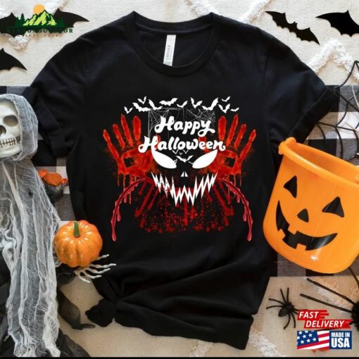 Halloween Shirt Unisex For Bloody Hands Hoodie