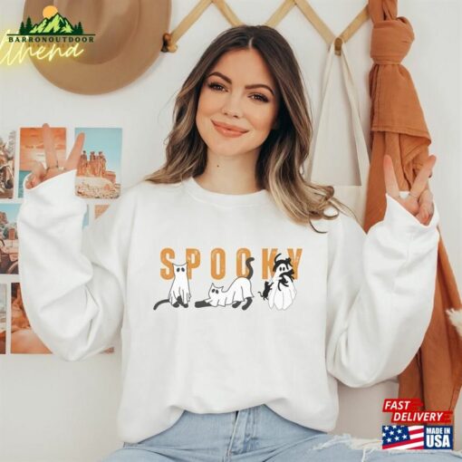 Halloween Spooky Sweatshirt Comfort Colors T Shirt T-Shirt Unisex