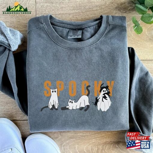 Halloween Spooky Sweatshirt Comfort Colors T Shirt T-Shirt Unisex