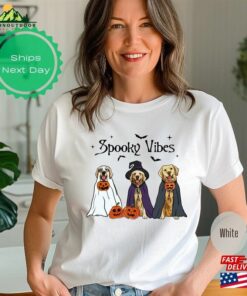 Halloween Spooky Vibes T-Shirt Dog Shirt 2023 Happy Sweatshirt Hoodie Halloween Spooky Vibes T-Shirt Dog Shirt 2023 Happy Sweatshirt Hoodie