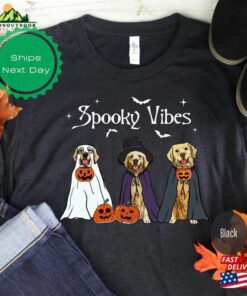 Halloween Spooky Vibes T-Shirt Dog Shirt 2023 Happy Sweatshirt Hoodie