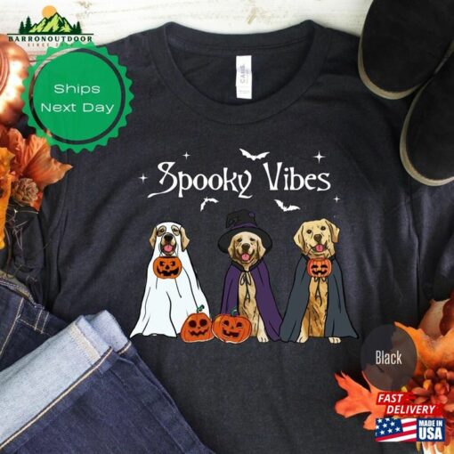 Halloween Spooky Vibes T-Shirt Dog Shirt 2023 Happy Sweatshirt Hoodie