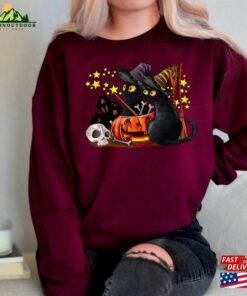 Halloween Sweatshirt Cat Ghost Shirt Classic T-Shirt Halloween Sweatshirt Cat Ghost Shirt Classic T-Shirt