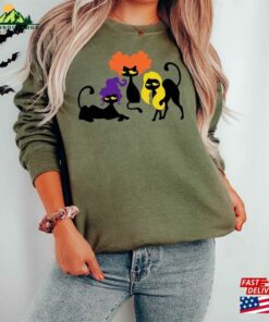 Halloween Sweatshirt Cat Ghost Shirt Hoodie Classic 4
