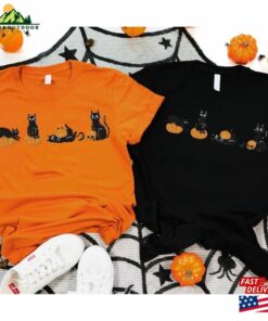 Halloween Sweatshirt Cat Ghost Shirt Hoodie Unisex Halloween Sweatshirt Cat Ghost Shirt Hoodie Unisex