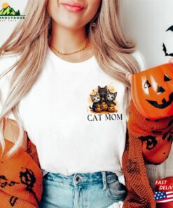 Halloween Sweatshirt Cat Mom Ghost T-Shirt Unisex Classic Halloween Sweatshirt Cat Mom Ghost T-Shirt Unisex Classic