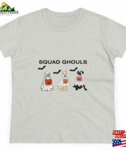 Halloween Sweatshirt Dog Ghost Shirt Classic Unisex