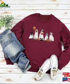 Halloween Sweatshirt Ghost Dog Shirt 2023 Happy Classic T-Shirt