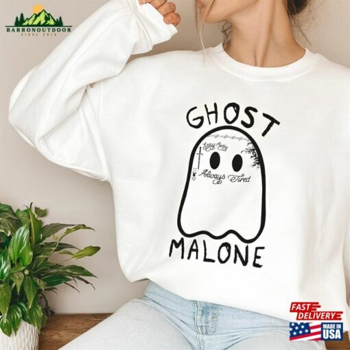 Halloween Sweatshirt Ghost Malone Cute Sweat Classic