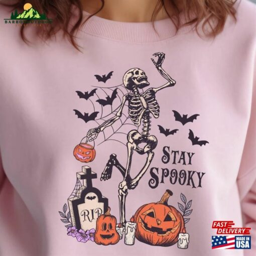 Halloween Sweatshirt Stay Spooky Gift Hoodie