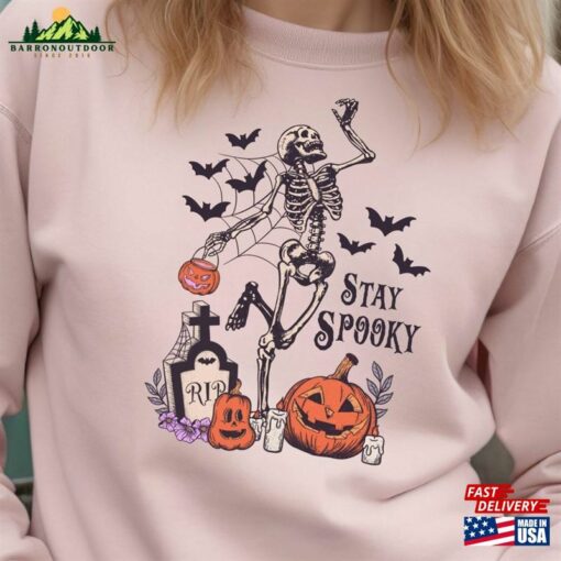 Halloween Sweatshirt Stay Spooky Gift Hoodie