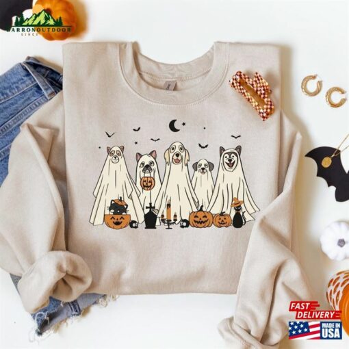 Halloween Sweatshirt Sweater 2023 Happy Unisex