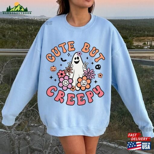 Halloween Sweatshirt Sweater Cute But Creepy T-Shirt