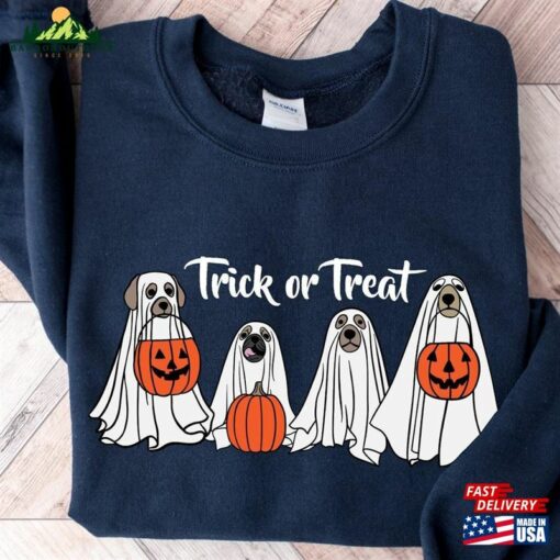 Halloween Sweatshirt Sweater Ghost Classic