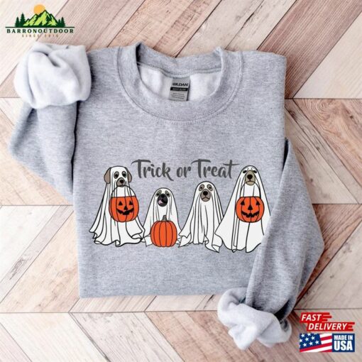 Halloween Sweatshirt Sweater Ghost Classic