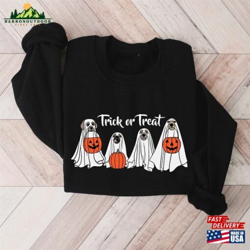 Halloween Sweatshirt Sweater Ghost Classic