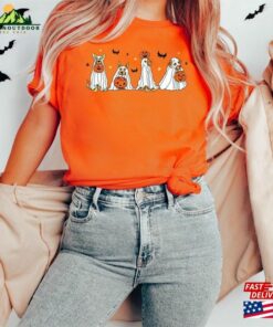 Halloween Sweatshirt Sweater Ghost T-Shirt Halloween Sweatshirt Sweater Ghost T-Shirt