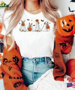 Halloween Sweatshirt Sweater Ghost T Shirt 3