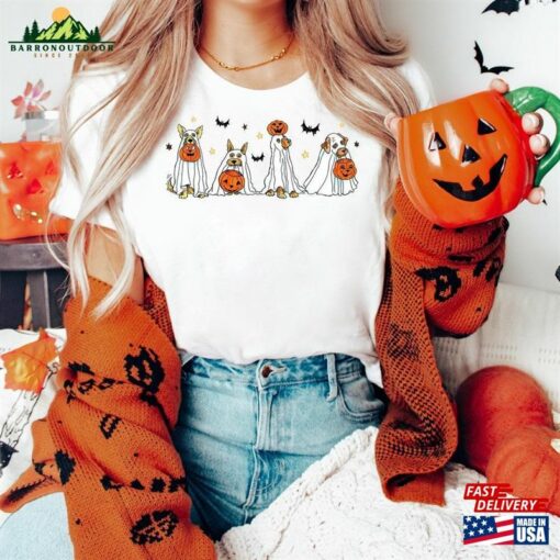 Halloween Sweatshirt Sweater Ghost T-Shirt