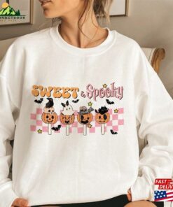 Halloween Sweatshirt Vintage Sweater Costume Gift For Her Classic Hoodie