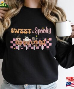 Halloween Sweatshirt Vintage Sweater Costume Gift For Her Classic Hoodie 3
