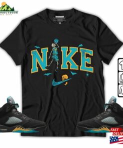 Halloween Swoosh Unisex Shirt To Match Sneaker 2023 Retro Aqua 5S Tee Jordan 5 T-Shirt Hoodie Classic Halloween Swoosh Unisex Shirt To Match Sneaker 2023 Retro Aqua 5S Tee Jordan 5 T-Shirt Hoodie Classic