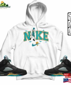 Halloween Swoosh Unisex Shirt To Match Sneaker 2023 Retro Aqua 5S Tee Jordan 5 T-Shirt Hoodie Classic 2 Halloween Swoosh Unisex Shirt To Match Sneaker 2023 Retro Aqua 5S Tee Jordan 5 T Shirt Hoodie Classic 3