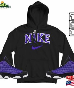 Halloween Swoosh Unisex Shirt To Match Sneaker Purple Venom 13S Tee Aj 13 T Shirt Hoodie Sweatshirt 4