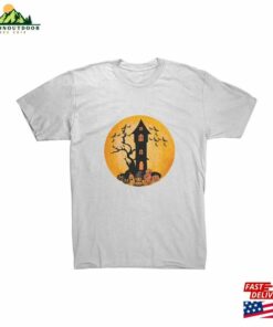 Halloween T-Shirt Spooky Haunted House Hoodie Classic