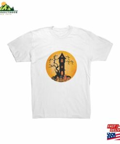 Halloween T Shirt Spooky Haunted House Hoodie Classic 3