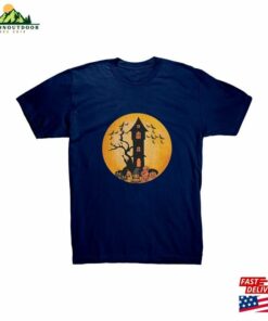 Halloween T Shirt Spooky Haunted House Hoodie Classic 4