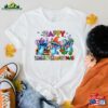 Halloween Thanksgiving Christmas Stitch Shirt Happy Hallothanksmas Sweatshirts Shirts Classic Unisex