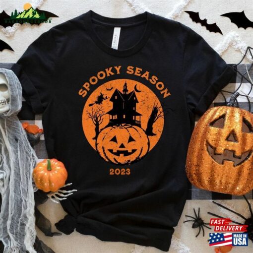 Halloween Tshirt Spooky Shirt Season T-Shirt Sweatshirt