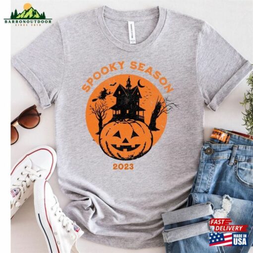 Halloween Tshirt Spooky Shirt Season T-Shirt Sweatshirt