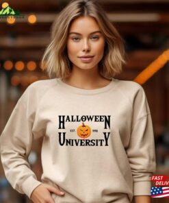 Halloween University Shirt Sweatshirt For Women Hoodie 3 Halloween University Shirt Sweatshirt For Women Hoodie 4