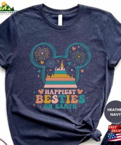 Happiest Besties On Earth Shirt Trip 2023 Walt Disney Shirts Sweatshirt Classic 3